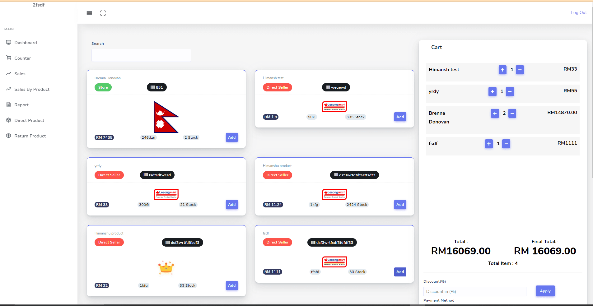 Lmprofit Web Pos System 